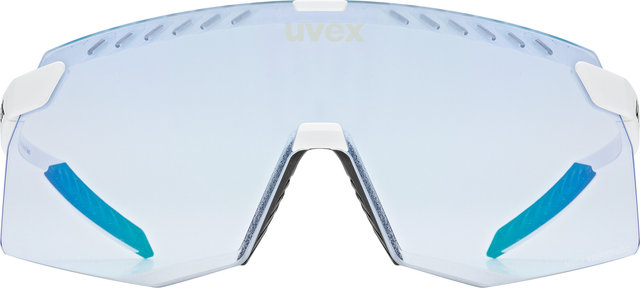 uvex pace stage V sports glasses - black matte/mirror blue