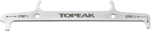 Topeak Huso de remachado Chain Hook & Wear Indicator - plata