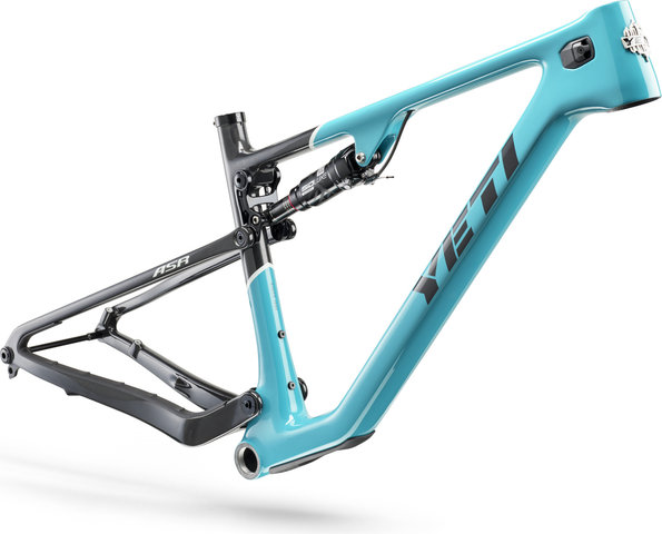 Yeti Cycles Kit de cuadro ASR Turq Carbon 29" - turquoise/115 /M/12 mm Eje Pasante