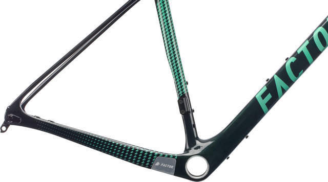 Factor LS Disc Carbon Gravel Frameset - british green/M/12 mm Thru Axle