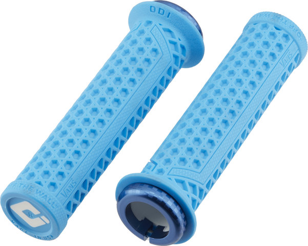 ODI Poignées de guidon Lock-On Vans v2.1 - light blue/135 mm