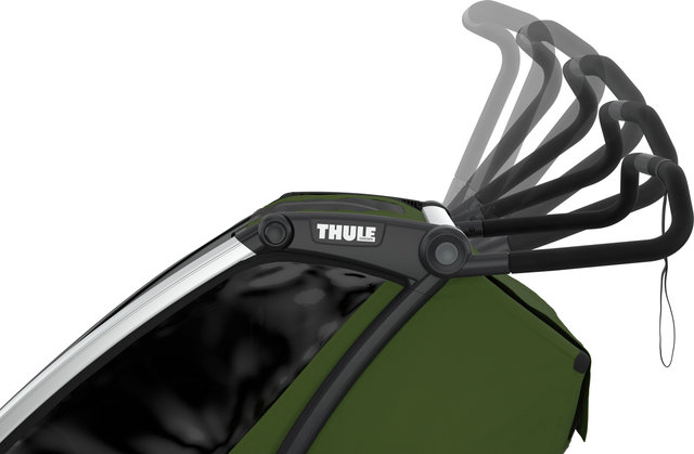 Thule Chariot Cab 2 Kinderanhänger - cypress green/20"