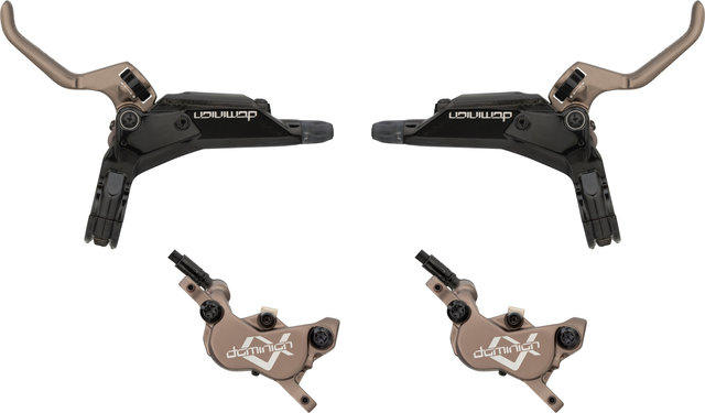 Hayes Dominion A4 Disc Brake Set - black-bronze/Set/Flip-Flop (non-side-specific)