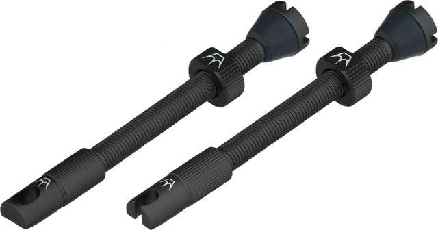 Peatys Chris King Edition MK2 Tubeless Valve 2-Pack Set - black/Presta 60 mm