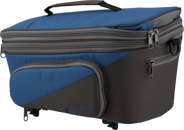 Racktime Talis Plus Pannier Rack Bag - berry blue-stone grey/8000 ml