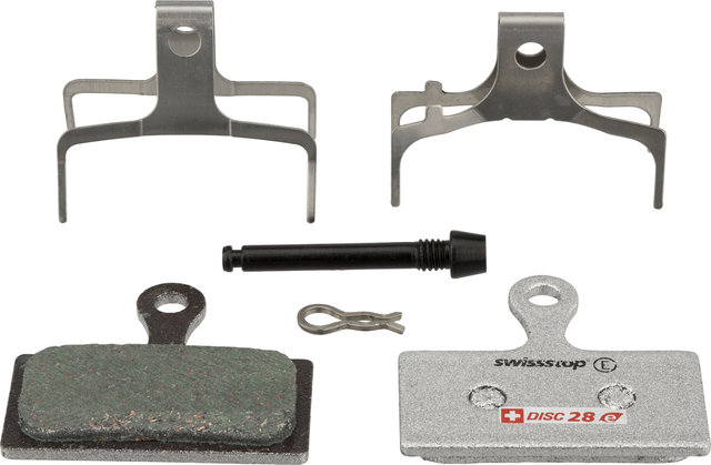 Swissstop Disc E-Bike Brake Pads for Shimano - organic - steel/SH-008