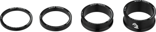 Wolf Tooth Components Precision Headset Spacer Kit - black