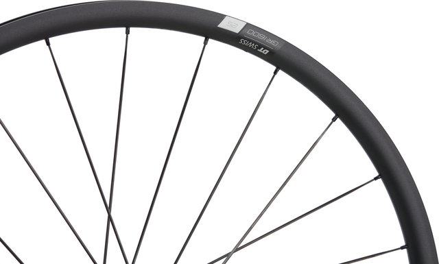 DT Swiss Set de Roues GR 1600 SPLINE DB 25 Disc Center Lock 28" Modèle 2024 - noir/142 mm/100 mm/28"/Shimano Route/100 mm/Shimano Route/100 mm/142 mm