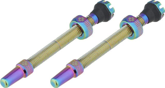 Muc-Off V2 Tubeless Valves - iridescent/Presta 60 mm