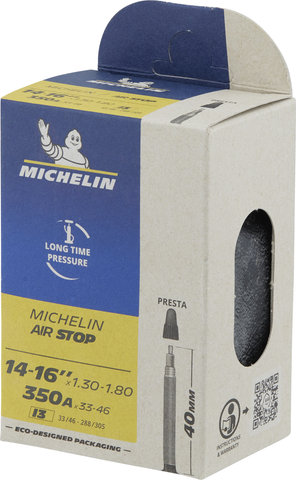 Michelin Tube I3 Airstop for 14" - 16" - universal/Presta Valve (SV)/33-288 to 46-305/14-16 x 1.3-1.8 SV 40 mm/40 mm