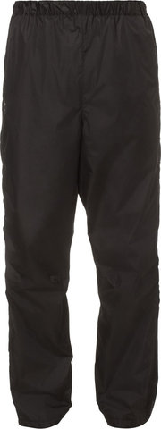 VAUDE Pantalon de Pluie Mens Fluid Full-Zip Pants II - black/M