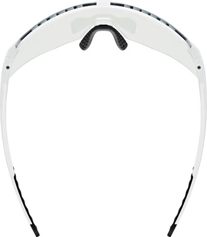 uvex pace stage V sports glasses - black matte/mirror blue