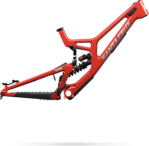 Santa Cruz kit de cadre V10 8 CC - gloss red/208 /L/Axe Traversant 12 mm