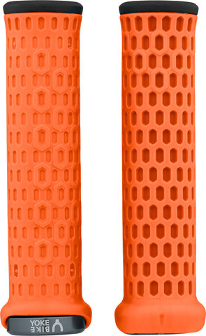 BikeYoke Poignées de guidon antidérapantes - orange