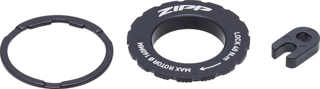 Zipp Roue en Carbone 454 NSW Tubeless Disc Center Lock - fin de série - matte black-gloss black/Non Boost/142 mm/28"/Shimano Route/Shimano Route/142 mm