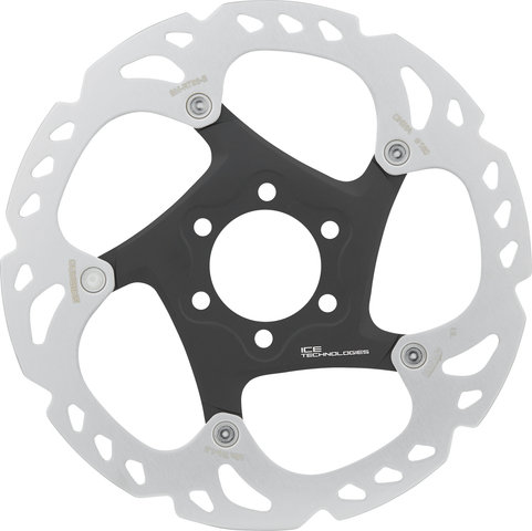 Shimano SM-RT86 6-bolt Brake Rotor for XT - 2023 Model - black-silver/160 mm