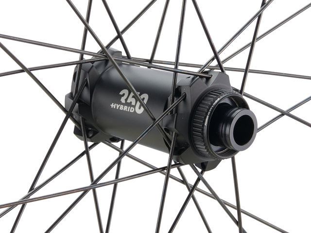 DT Swiss HX 1700 SPLINE 27,5" 30 Boost Disc Center Lock Hybrid Laufradsatz - schwarz/Shimano Micro Spline/Boost/148 mm/110 mm/Boost/27,5" (650B)/110 mm/Shimano Micro Spline/110 mm/148 mm