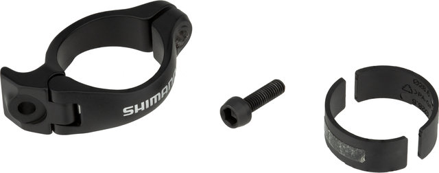 Shimano Schelle SM-AD91 für Dura-Ace / Ultegra / 105 / GRX Anlöt-Umwerfer - schwarz/31,8 mm