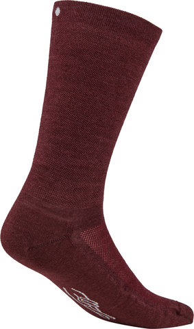 FINGERSCROSSED Calcetines Light Merino Silk - bordeaux/39 - 42