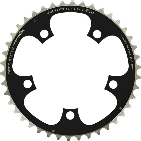 TA Zephyr Chainring, 5-arm, Centre, 110 mm BCD - black/42 tooth