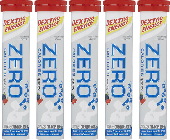 Dextro Energy Effervescent Tablets Zero Calories - 5 Pieces - berry