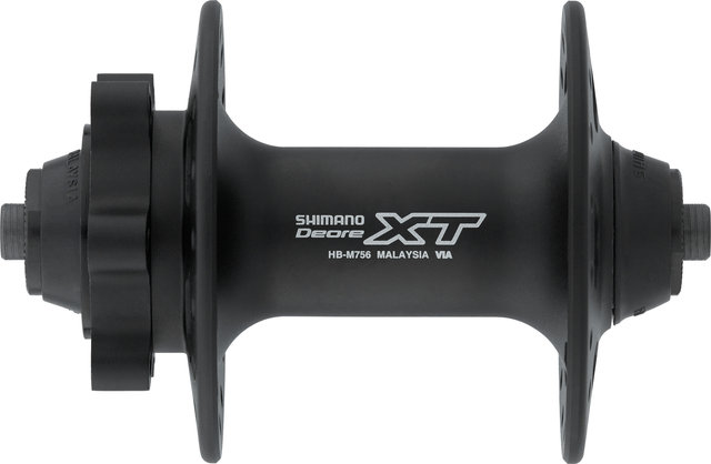 Shimano Buje RD XT HB-M756 Disc 6 agujeros para eje de liberación rápida - negro/36 agujeros