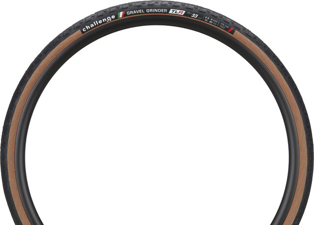 Challenge Gravel Grinder Race TLR 28" Faltreifen - schwarz-braun/28 "/33 mm/33-622