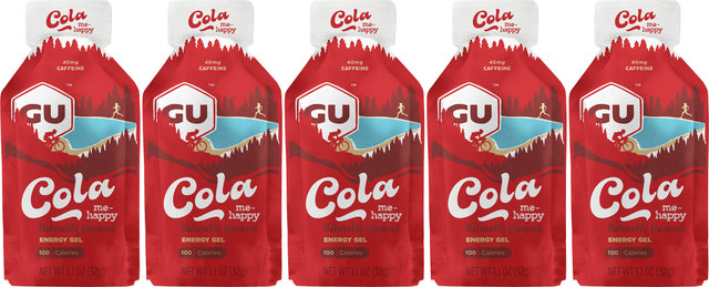 GU Energy Labs Energy Gel - 5 Pack - cola me happy