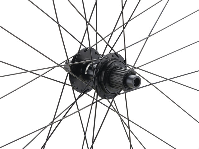 bc basic Urban Deore Disc Center Lock P-22 28" Wheelset - black/28" Set (Front 12x100 Dynamo + Rear 12x142) Shimano Micro Spline