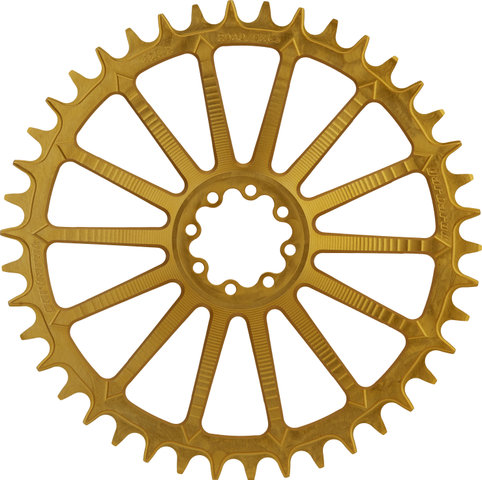 Garbaruk Round Chainring AXS Road/CX SRAM Direct Mount 8-Bolt Single - gold/42 