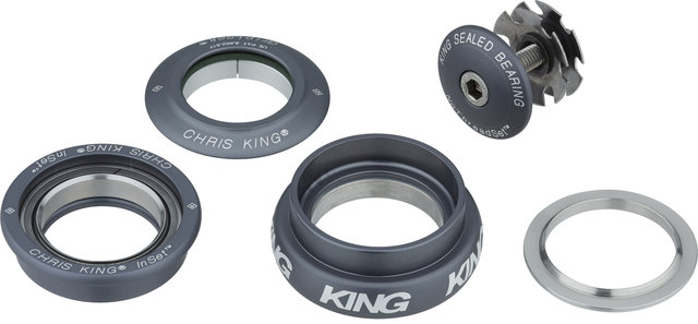 Chris King InSet i8 ZS44/28.6 - EC44/33 GripLock Headset - matte slate/1 1/8" - 1 1/4" tapered/ZS44/28,6 - EC44/33