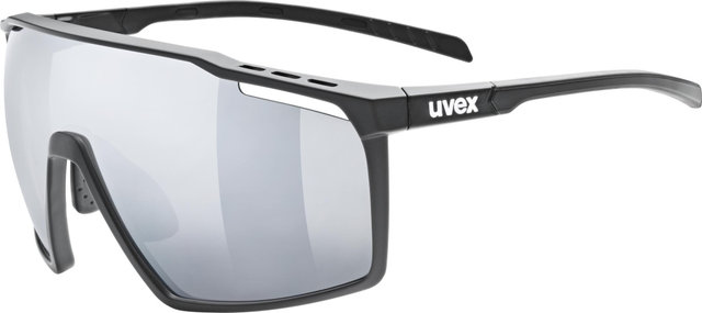 uvex Lunettes de Sport mtn perform - black mat/mirror silver