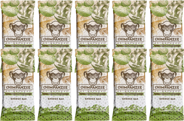 Chimpanzee Energy Bar - 10 Pack - raisin & walnut/550 g