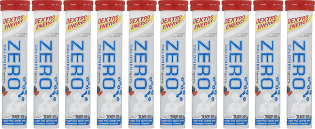 Dextro Energy Comprimés effervescents Zéro Calories - 10 pièces - berry