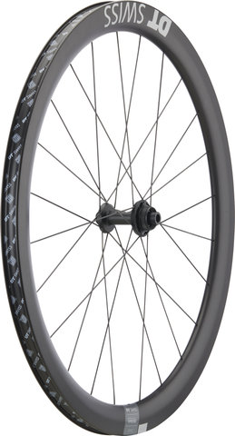 DT Swiss Set de Roues en Carbone ERC 1400 DICUT 45 Disc Center Lock 28" - noir/142 mm/100 mm/28"/Shimano Route/100 mm/Shimano Route/100 mm/142 mm