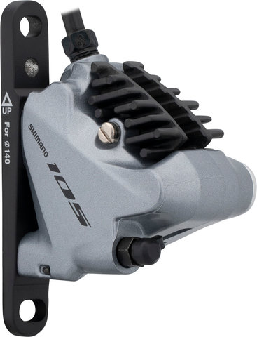 Shimano BR-R7070 105 Brake Caliper w/ Resin Pads - spark silver/Front wheel/without