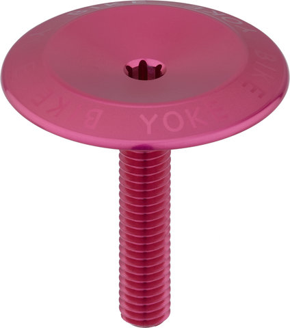 BikeYoke Topper Headset Cap - pink