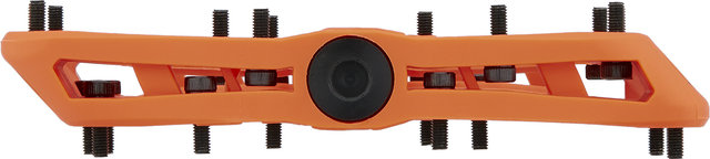 e*thirteen Base Flat Platform Pedals - naranja