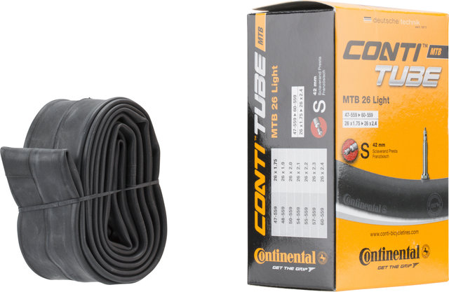 Continental MTB 26 Light Inner Tube - universal/26x1.75-2.4 Presta 42 mm