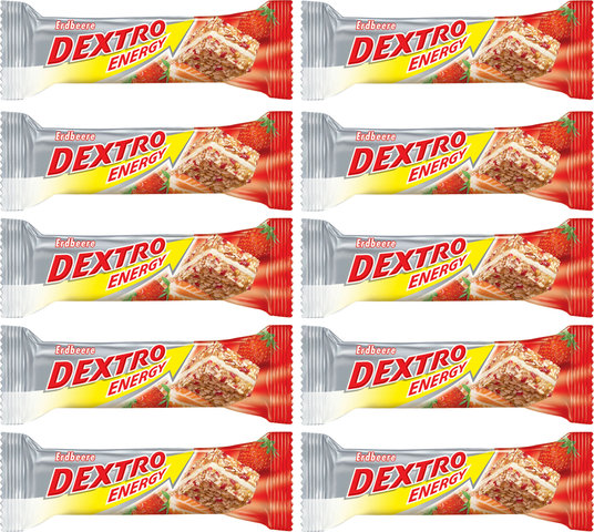 Dextro Energy Riegel - 10 Stück - strawberry