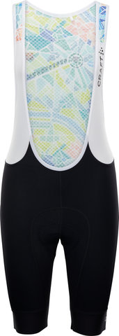 Craft Adv Endurance Bib Shorts Damen Trägerhose - white-multi/M