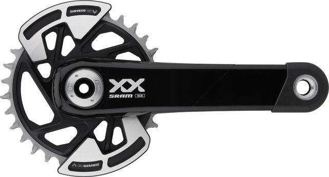 SRAM Juego de bielas XX Eagle Transmission T-Type DUB DM 12 vel. Carbon - black/175,0 mm