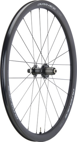 Shimano WH-R9270-C36-TL Dura-Ace Center Lock Disc Carbon Wheelset + Bag - black/Non Boost/Non Boost/142 mm/100 mm/28"/Shimano Road 12-speed/100 mm/Shimano Road 12-speed/100 mm/142 mm