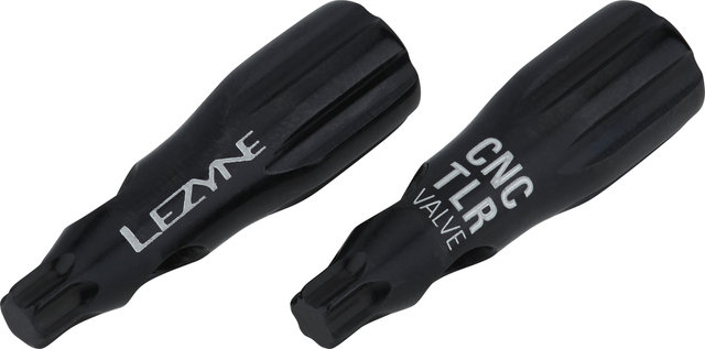 Lezyne CNC TLR Valve Caps - black/Presta Valve (SV)