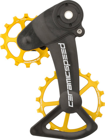 CeramicSpeed OSPW X Schalträdchen-System für SRAM Eagle AXS - gold/14 Zähne (Leitrolle), 18 Zähne (Spannrolle)