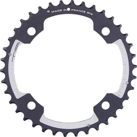 TA Cross Chainring, 4-arm, Outer, 120 mm BCD - black/38 