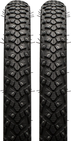 Schwalbe Marathon Winter Plus 20" Studded Wired Tyre Set - black-reflective/20 /42 mm/1.6 /42-406