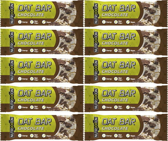 Nutrixxion Oat Bar Energy Bar - 10 Pack - chocolate