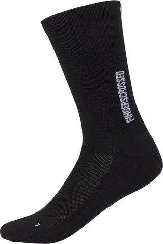 FINGERSCROSSED Calcetines Light Merino Silk - black/43 - 46