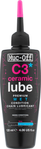 Muc-Off C3 Ceramic Wet Lube w/ UV Light - universal/120 ml